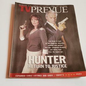 Chicago Sun Times TV Prevue Nov. 10-16, 2002 HUNTER RETURN TO JUSTICE